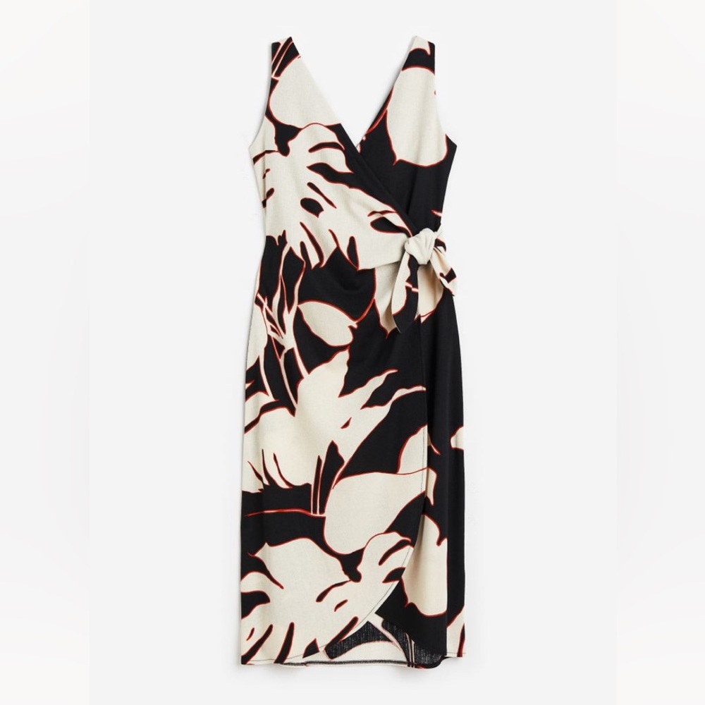 V-Neck Wrap Dress